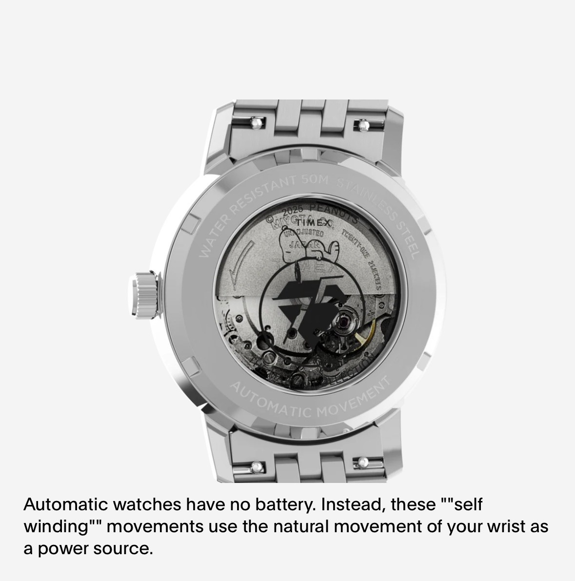 Timex Marlin Special Edition Snoopy Peanuts® x 75th Anniversary Automatic Watch image 5