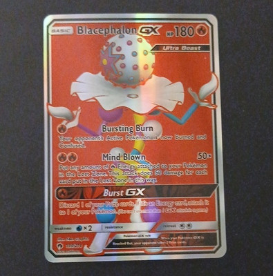 Pokemon Blacephalon GX 199/214 SM Lost Thunder Full Art Holo 180 HP ENG