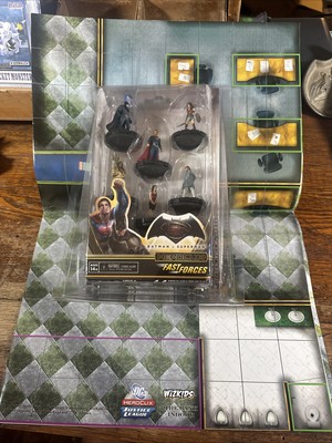 DC Heroclix Justice League Wizkids Bank Indoor Map - Batman Superman Fast Forces
