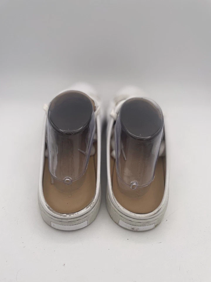 Club Monaco Jamila слайд кроссовки женщин Sz 10 белая кожа повседневные туфли - Изображение 3 из 4