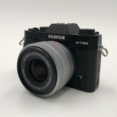 Fujifilm X-T20 XT20 Black Mirrorless Digital Camera Body + XC 15-45mm f/3.5-5.6
