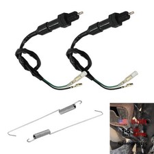 2 PCS Motorcycle Rear Brake Light Switches, 2 Wire Motorcycle Switch Spring