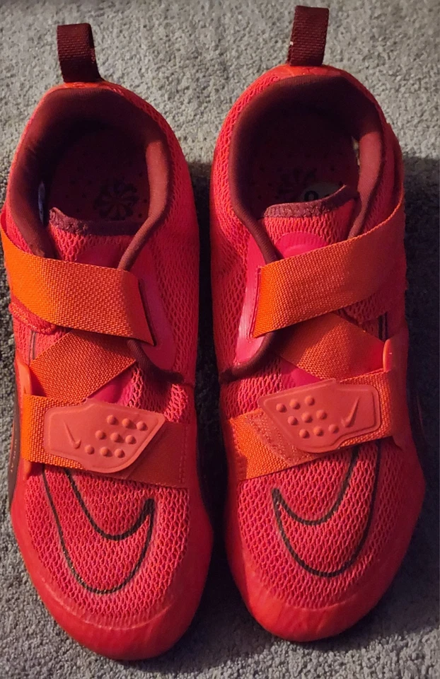 Nike SuperRep Cycle 2 Next Nature Zapatos de Ciclismo - Carmesí Claro/Rojo Equipo Hombres9.5 Foto 2 de 4