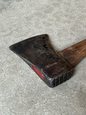 Rare Plumb Permabond Rafting Miner Construction Waffle Poll Grind Axe OG Handle