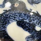 VINTAGE BLUE WHITE Chinese Imperial DRAGON Yuhuchunping VASE 1960-1980 — photo 6