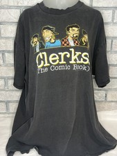 Vintage 1998 Clerks Comics Kevin Smith Jay Silent Bob T Shirt XL Rare