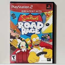 Simpsons Road Rage (Sony PlayStation 2, 2001) PS2 CIB/Manual Tested and Works✅