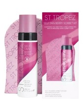 St. Tropez Self Tan Berry Sorbet Kit w/Pink Applicator Mitt New In Box