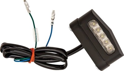 HARDDRIVE L12-6024ABE 3D License Plate Light 5 LED - Black