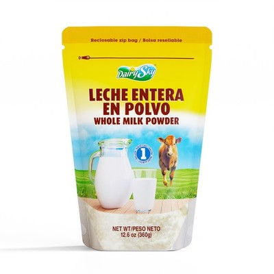 Whole Milk Powder   DairySky Grade A Non-GMO Dry Milk 12.6oz  |Shelf-Stable|