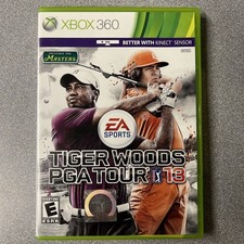 Tiger Woods PGA Tour 13 Microsoft Xbox 360 2012 CIB Very Clean Free Shipping