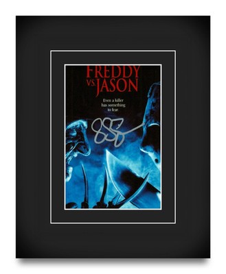 Sean Cunningham signed 10x8 Foto Autogramm Freddy vs Jason Geschenk Display COA