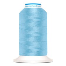 Gutermann Super Brite Machine Thread, Embroidery, All Cols, 1000m spools, 705798