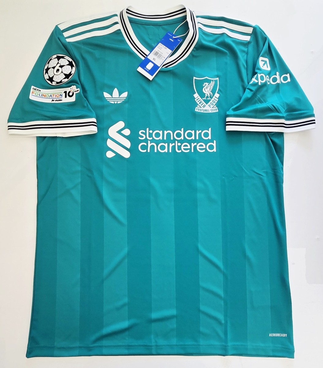 2025/26 Adidas Liverpool #11 M.SALAH Champions League 3rd Soccer