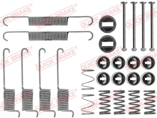 Fits QUICK BRAKE 105-0715 ACCESSORY KIT, DRUM BRAKE SHOES ⭐UK Stock⭐ - Image 11
