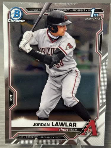 Jordan Lawlar  2021 Bowman Chrome Draft 1st Bowman Arizona Diamondbacks #BDC-194