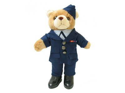 US Air Force (USAF) Female Enlisted Dress Uniform 10in Mini Teddy Bear