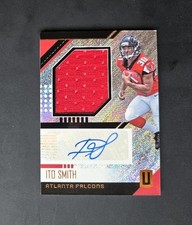 2018 Unparalleled Ito Smith RC Jersey Auto #RJA-IS - Atlanta Falcons
