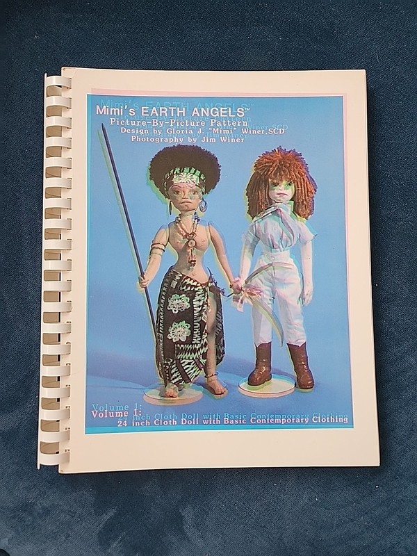 Mimi's Earth Angels Picture-by-Picture Pattern Vol 1 For 24" Cloth Doll