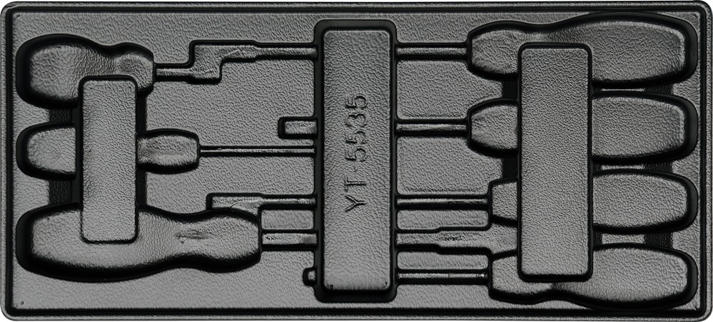 Fits YATO NARZ�DZIA YT-55351 PVC TRAY FOR 7PCS SCREWDRIVERS / EMPTY