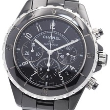 CHANEL J12 41MM H0940 Black ceramic chronograph Automatic Men's Watch_942667