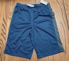 NWT Carter's Boys Size 14 Blue Mesh Shorts Elastic Waist Sports Athletic Gym