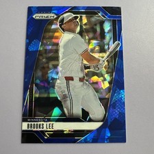 2025 Panini Prizm Brooks Lee Blue Cracked Ice