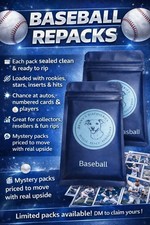 3 10pk Baseball Cards - atleast 1 R/holo/pack - 1/25 chance at premier card pick