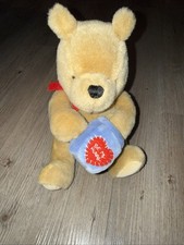 Vintage Gund Disney Classic Pooh Winnie Plush Be My Hunny Honey Jar 8  Clean
