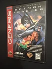 Batman Forever Sega Genesis 1995 Complete in Box