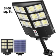 800W Commercial Solar Street Light Outdoor LED Floodlight for Garden Plaza Large
