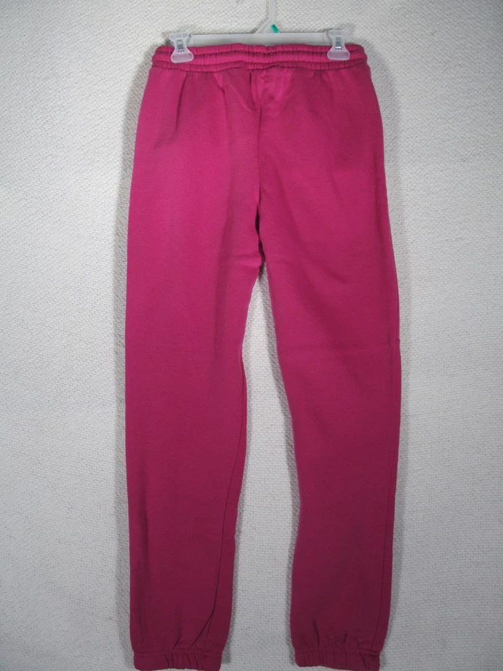 Pantalones deportivos Rue21 rosa para mujer talla S - ajuste cónico, cintura con cordón Foto 3 de 4