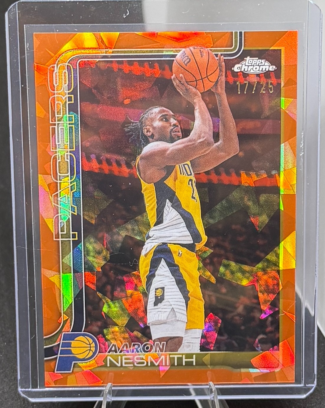 AARON NESMITH 2025 Topps Chrome Update SAPPHIRE ORANGE /25  *562