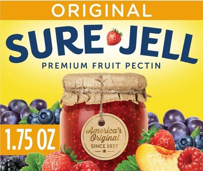 6-Pack SURE-JELL Original Premium Fruit Pectin - 1.75oz (April 2028 Exp. Date)