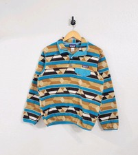 Patagonia Synchilla Aztec Geometric Women s Size Small Snap-T Fleece Pullover