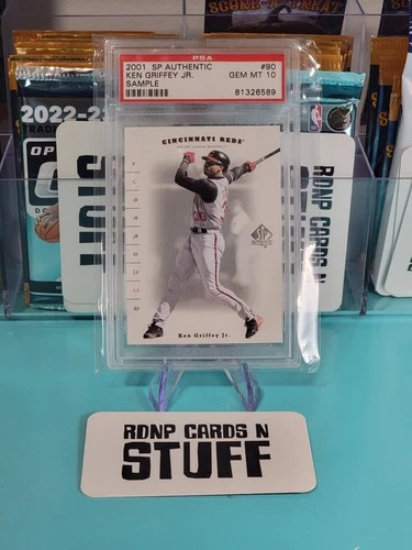 2001 SP AUTHENTIC #85 KEN GRIFFEY JR. REDS HOF PSA 10 A22