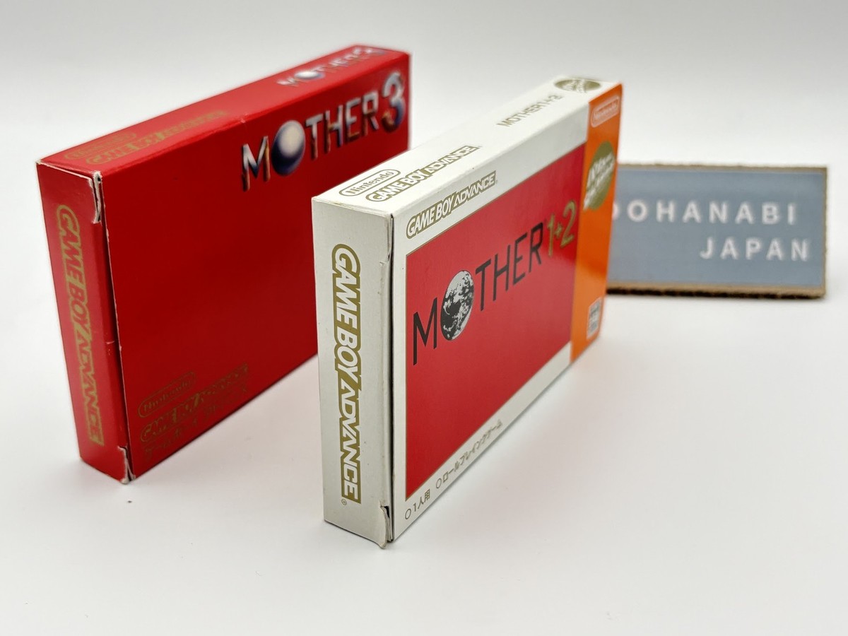 GBA Earthbound Mother 1+2 3 Set Lot Nintendo Gameboy Advance Game