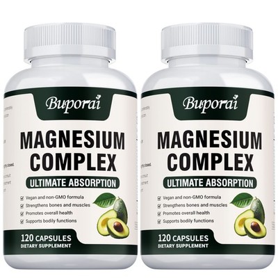 Magnesium Complex 240pcs   Sleep Aid, Nerve, Bone and Joint Digestion Health