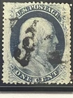 US Stamps Collection Scott#24 1c Franklin Used