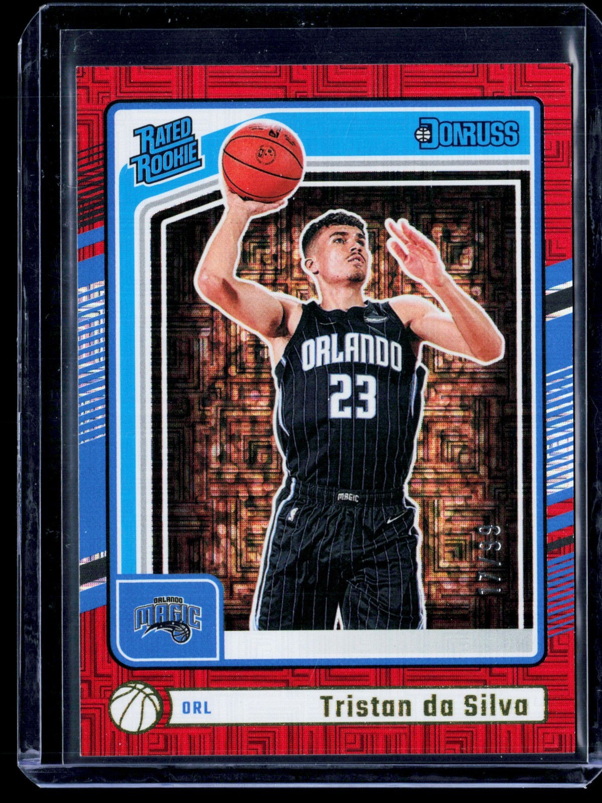 2024-25 Panini Donruss - Rated Rookie Tristan da Silva #203 Choice Red /99 (RC)