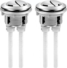 2 Pack Toilet Tank Push Button 38MM Toilet Button Dual Push Flushing Toilet B...