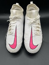Nike Phantom GT CW6695-160 White Soccer Cleats Shoes Sneakers Size 6 Y