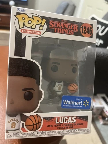 Funko Pop! Stranger Things - Lucas - Walmart Exclusive #1246 Minor Box Flaws