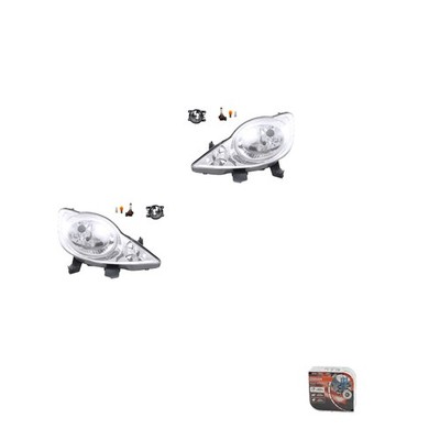 Scheinwerfer Satz Osram Night Breaker Laser passend für Peugeot 107 06/05-01/12