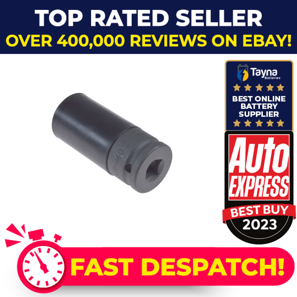 Nut Socket fits RANGE ROVER Mk1 2.5D 92 to 96 14L Blue Print Top Quality Product