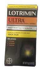 Lotrimin Ultra Extra Strength Jock Itch AntifunGal Cream 12g Exp 1/26