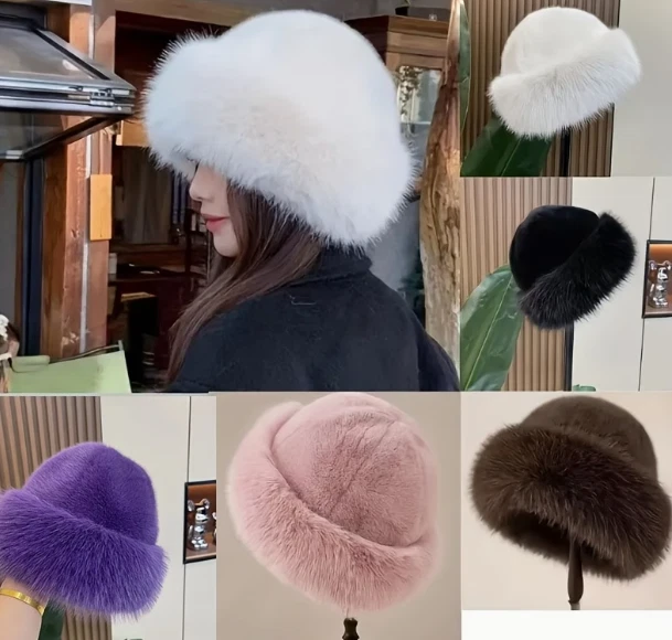 Bonnet Femme Talia Benson – Bleu – Taille Unique – Laine – Neuf Avec étiquettes