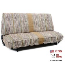 Bench Seat Cover - Universal Fit Truck Car - Woven Saddle Blanket - Tan