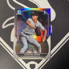 2023 Bowman Draft 1st - Chrome Christian Oppor #BDC-82 Refractor