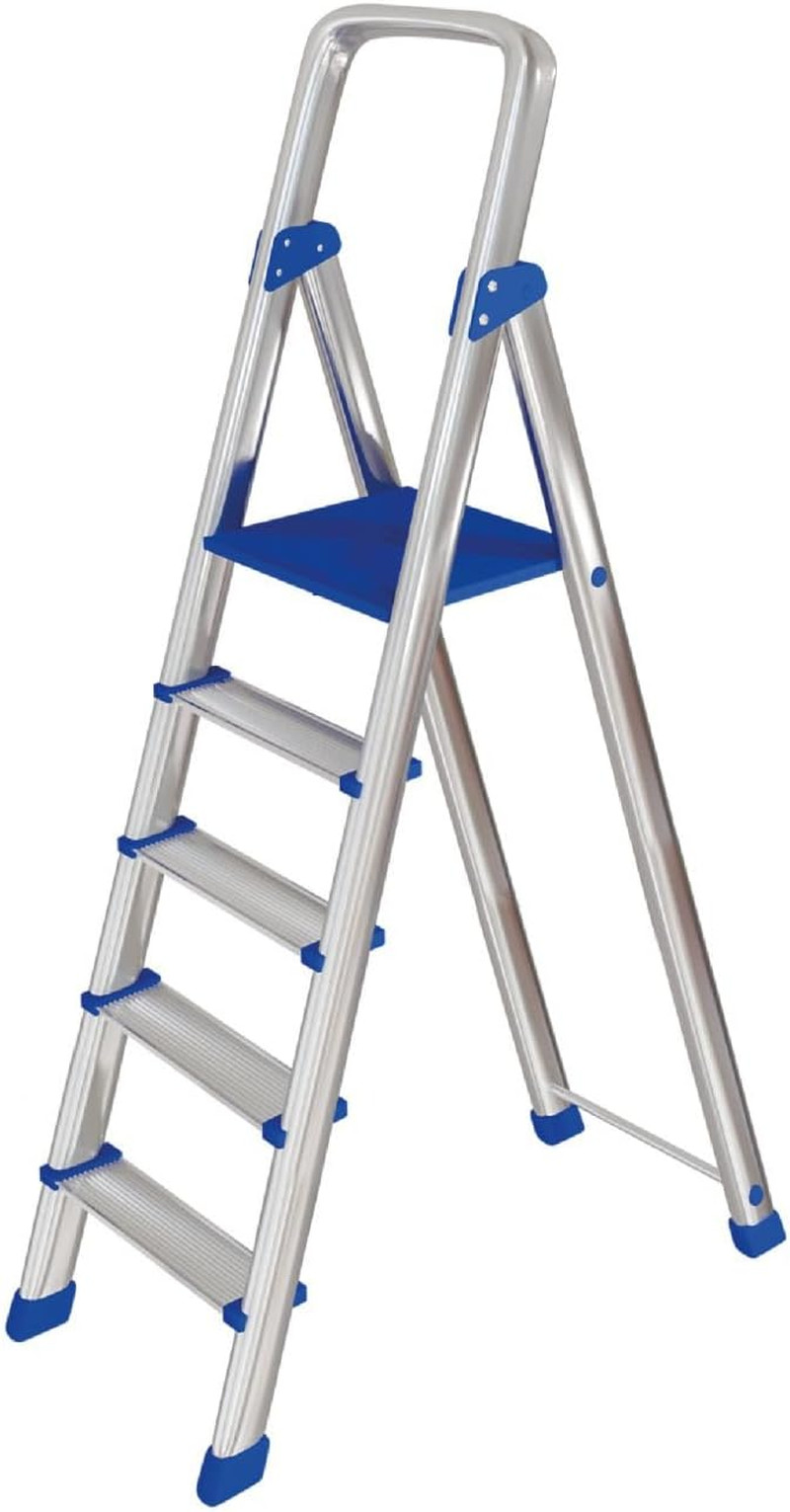 Scala Professionale Alluminio EN 131 | 4+1 Gradini | Max 150 kg